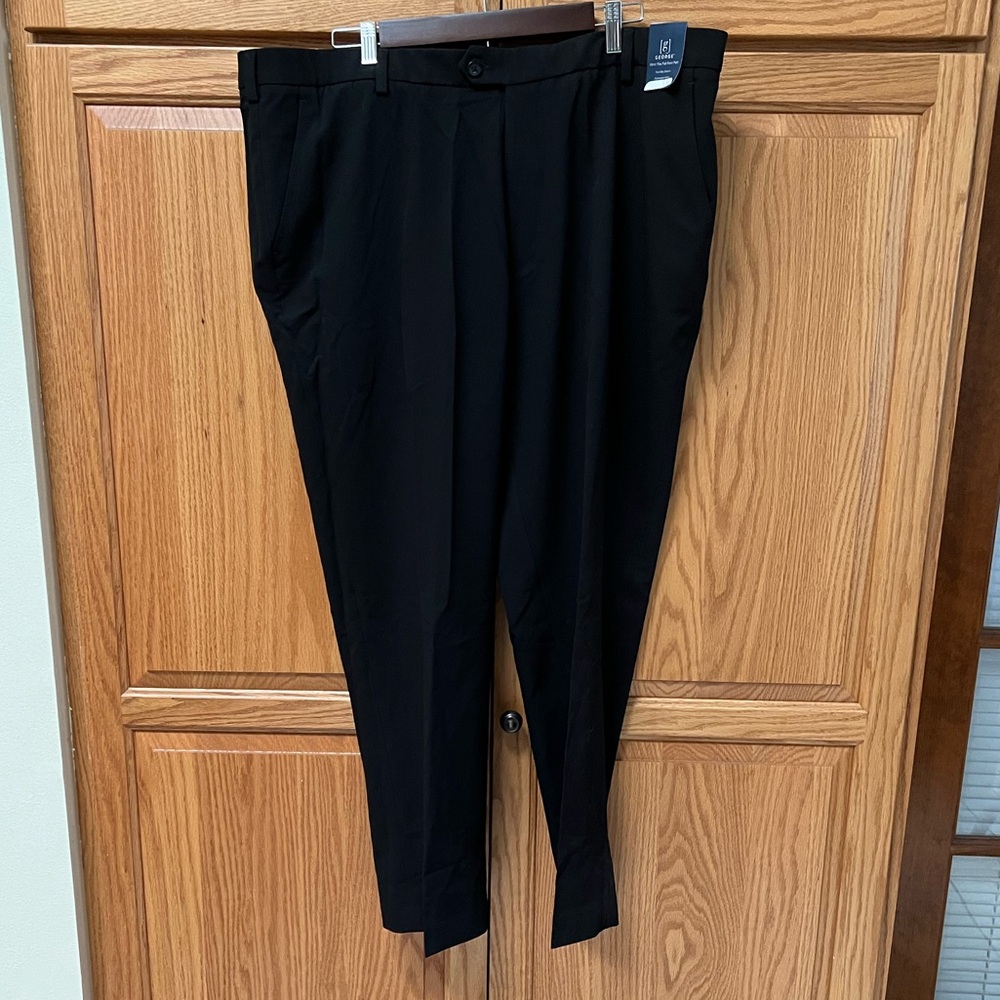 George Classic Black Dress Pants for Men, NWT, Size 42x30